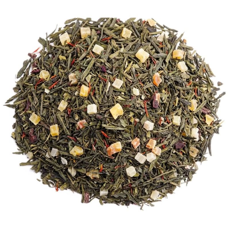 Grün-aromatisierter-Tee-Feuerblume