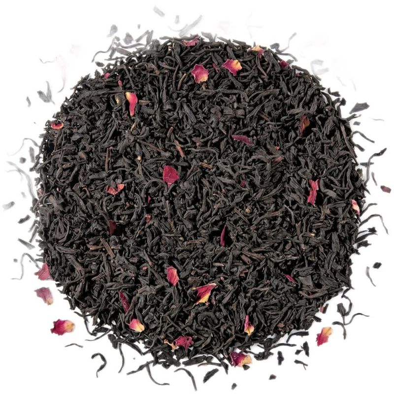 Schwarz-aromatisierter-Tee-Rose